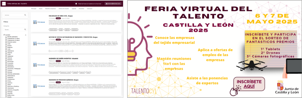 teciman empleo outsorucing feria virtual talento