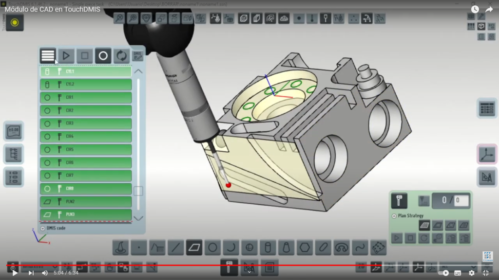 CAD in TouchDMIS - TECIMAN
