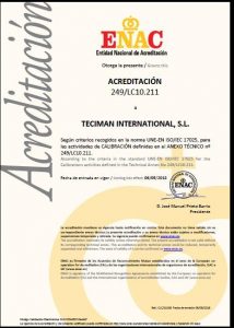 ENAC - TECIMAN Accreditation